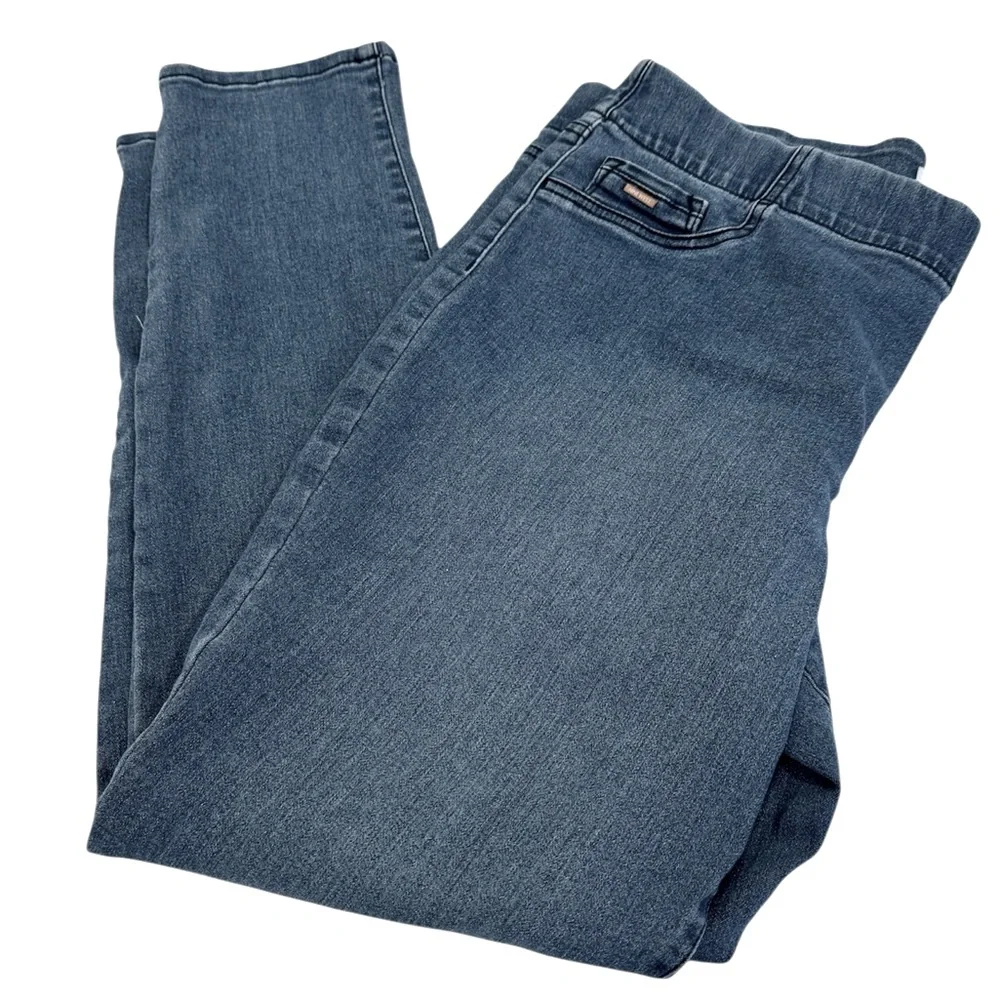 Nine West Jeans High Waist Pull On Crop Jeans 14 - Picture 5 of 10